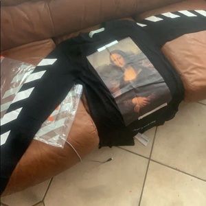 Off-White brand long sleeve tee Monalisa